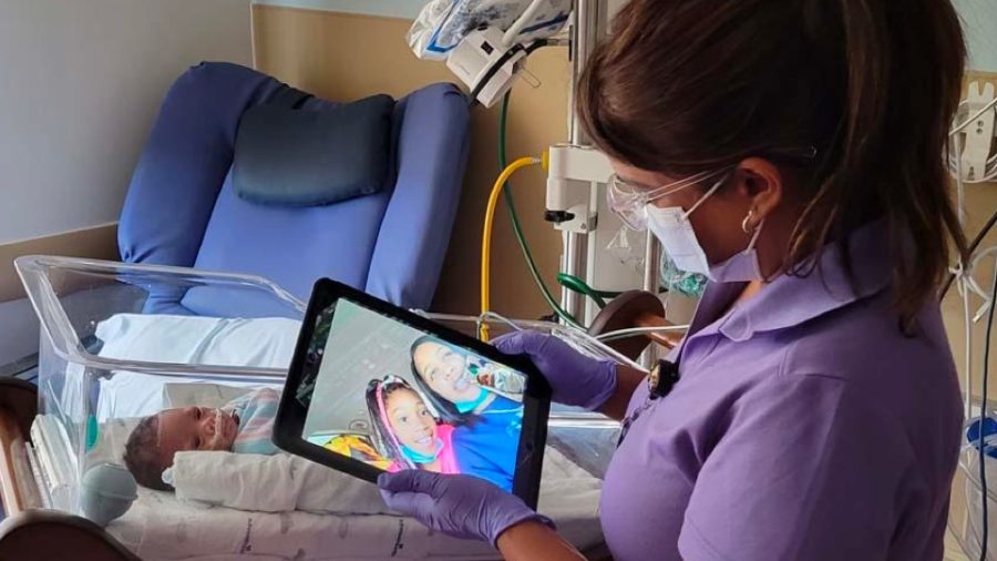 La COVID-19 a forcé le service de visites virtuelles pour les patients hospitalisés
