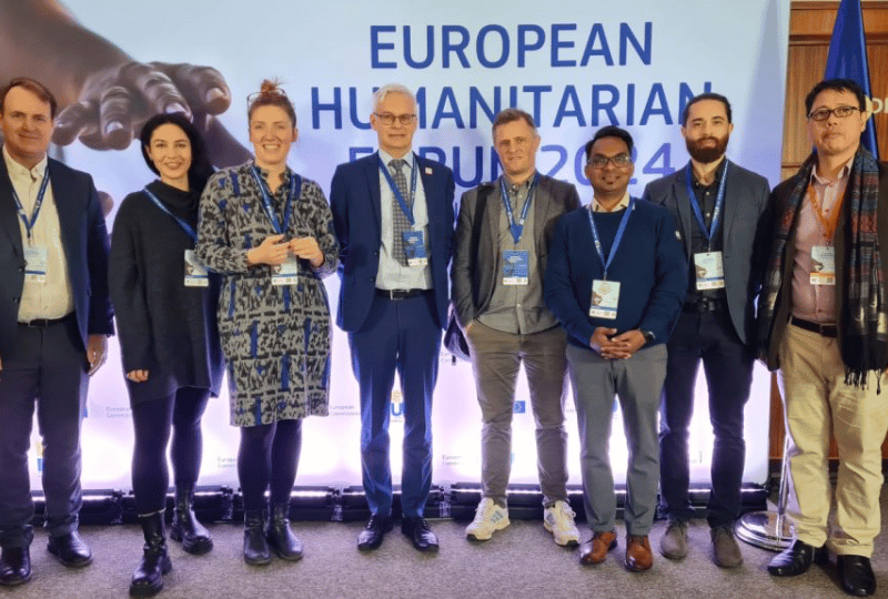 Délégation d'ADRA au Forum humanitaire européen 2024 à Bruxelles.